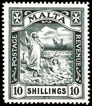 Maltese Old Stamp